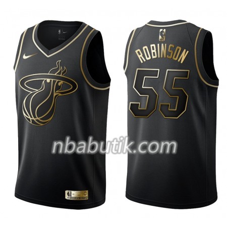 NBA Mænd Trøje Miami Heat Duncan Robinson 55 Nike Sort Golden Edition Swingman